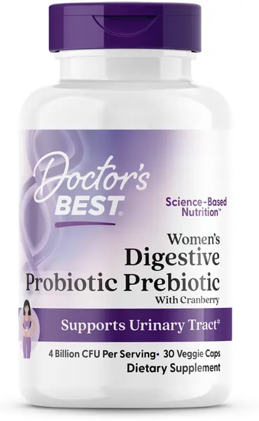 Women's Digestive Probiotic Prebiotic, 30 capsule, Doctor's Best
