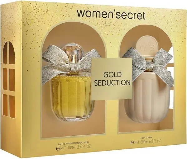Women'Secret Set Gold Seduction - Apă de parfum și Loțiune, 100 + 200 ml