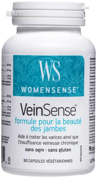 WomenSense VeinSense, 90 vege capsule, Natural Factors