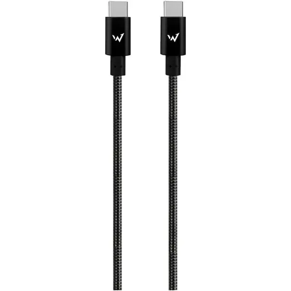Wonder Cablu Wonder USB-C la USB-C,1m, Negru