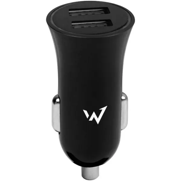 Wonder Incarcator auto Wonder, 2x USB-A, Negru