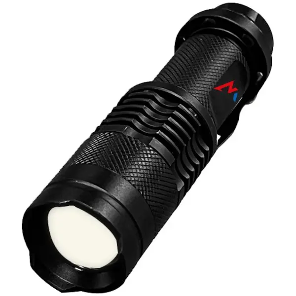 Wonder Lanterna LED Wonder T701L, 3W, 70 lm, 1AA, autonomie 4h, IP44, distanta iluminare 50m, Aluminiu, Negru