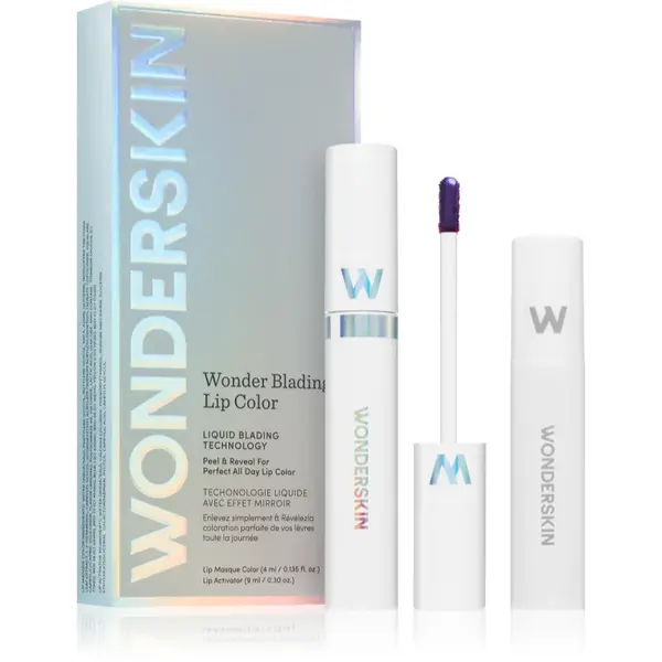 WONDERSKIN Wonder Blading Lip Stain Kit ruj tip tatuaj + activator culoare Hayley 4 ml