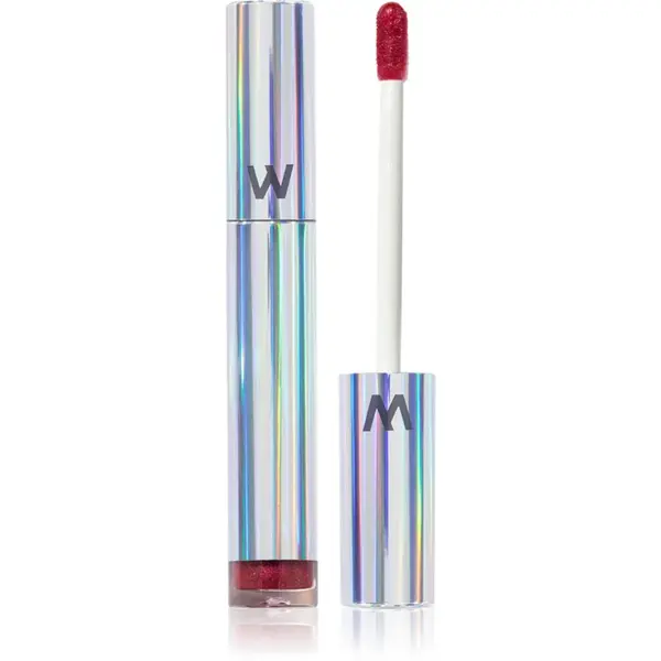 WONDERSKIN Wonder Blading Top Gloss lip gloss cu particule stralucitoare culoare Red Glitter 4 ml