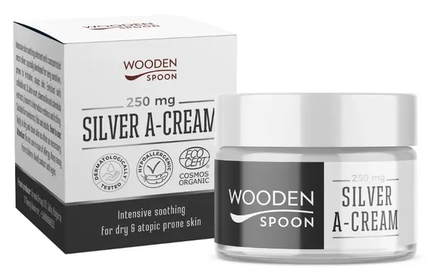 Wooden Spoon A-cremă liniștitoare cu ovăz și microargint, 50 ml