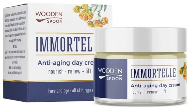 Wooden Spoon Immortelle Cremă de față regeneranta zilnică, 50 ml
