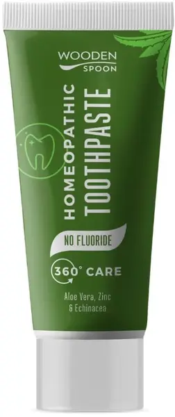 Wooden Spoon Pastă de dinți homeopata 360° care, 75 ml