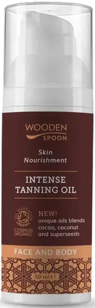 Wooden Spoon Ulei de bronzat de ciocolata organic, 50 ml