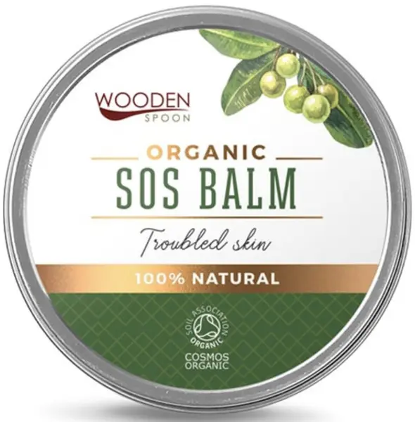 Wooden Spoon Unguent Bio SOS Troubled Skin, 60 ml