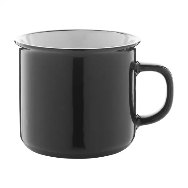 Woodstock cană vintage - negru