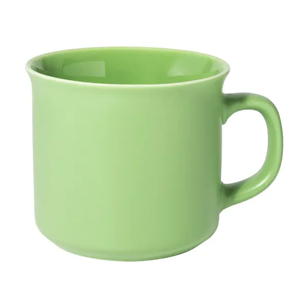 Woodstock Flat Cană vintage, mată - verde lime deschis