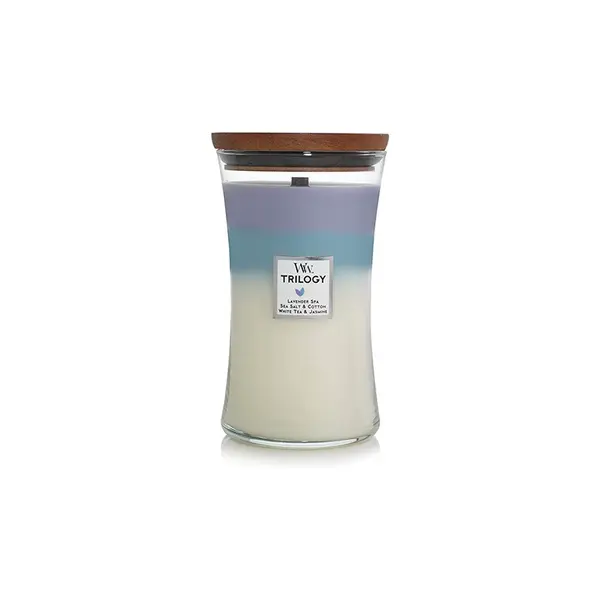 WoodWick Calming Retreat Lumânare parfumată cu fitil din lemn Volum 609.5 g