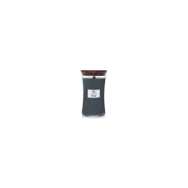 WoodWick Evening Onyx Lumânare aromată cu fitil din lemn Volum 609.5 g