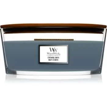 Woodwick Evening Onyx lumânare parfumată cu fitil din lemn (hearthwick)