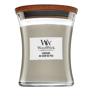 Woodwick Fireside lumânare parfumată 275 g