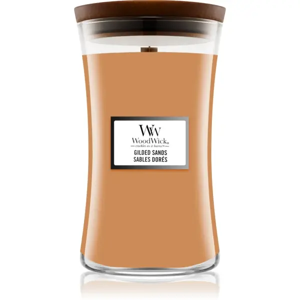 Woodwick Gilded Sands lumânare parfumată 610 g