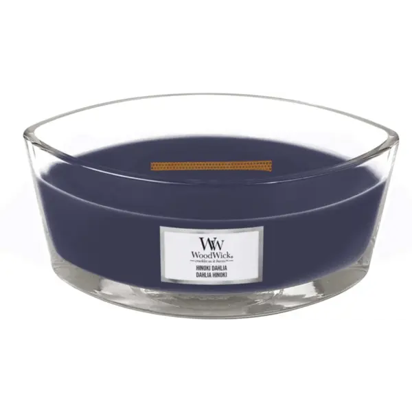 WoodWick Hinoki Dahlia Lumânare parfumată Volum 453.6 g