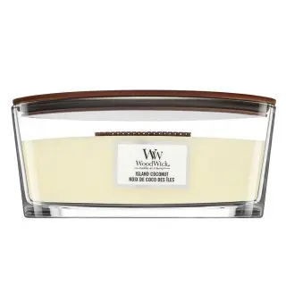 Woodwick Island Coconut lumânare parfumată 453,6 g