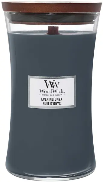 WoodWick Lumânare parfumată Evening Onyx, 609.5 g