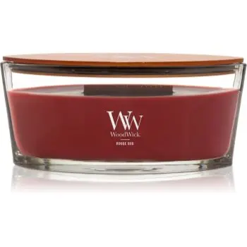 Woodwick Opulent Wood Rouge Oud lumânare parfumată cu fitil din lemn