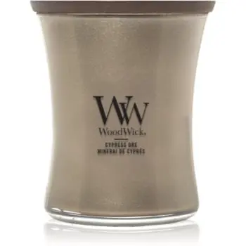 Woodwick Precious Metals Cypress Ore lumânare parfumată