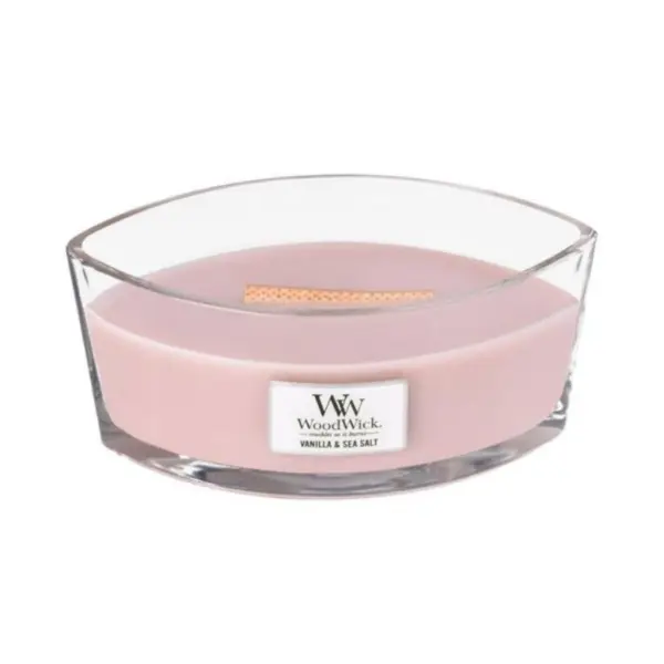 WoodWick Sea Salt Vanilla Lumânare parfumată Volum 453.6 g