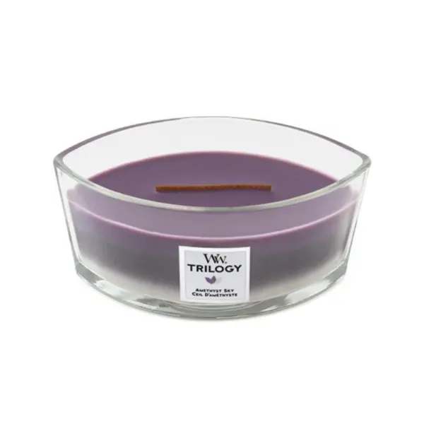WoodWick Trilogy Lumânare parfumată Amethyst Sky