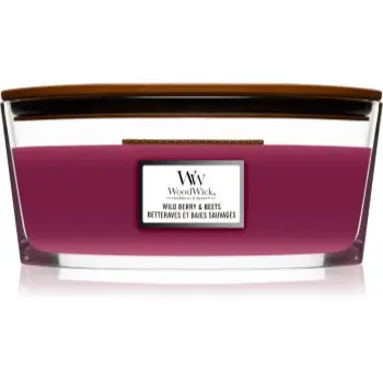 Woodwick Wild Berry & Beets lumânare parfumată cu fitil din lemn (hearthwick)