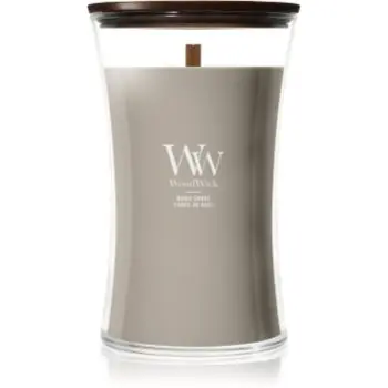 Woodwick Wood Smoke lumânare parfumată cu fitil din lemn
