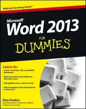 Word 2013 For Dummies, Paperback/Dan Gookin