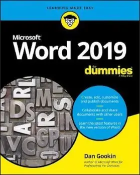 Word 2019 For Dummies, Paperback/Dan Gookin