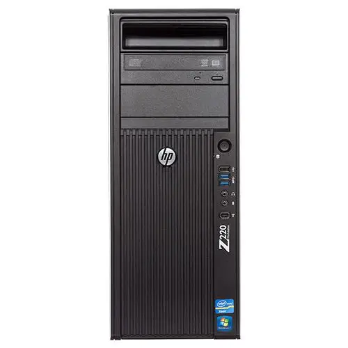 Workstation HP Z220 Tower Intel Xeon Quad-Core E3-1225 v2 up to 3.6GHz, 8GB DDR3, 500GB HDD, DVD-RW - Default Title
