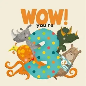 WOW! You're Three birthday book, Paperback/Lucy Tapper