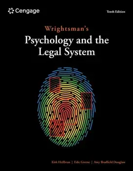 Wrightsman's Psychology and the Legal System. 10 ed, Paperback/Amy (Bates College) Douglass
