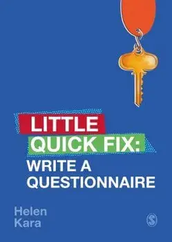 Write a Questionnaire: Little Quick Fix, Paperback/Helen Kara