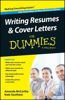 Writing Resumes and Cover Letters for Dummies - Australia / Nz, Paperback/Amanda McCarthy