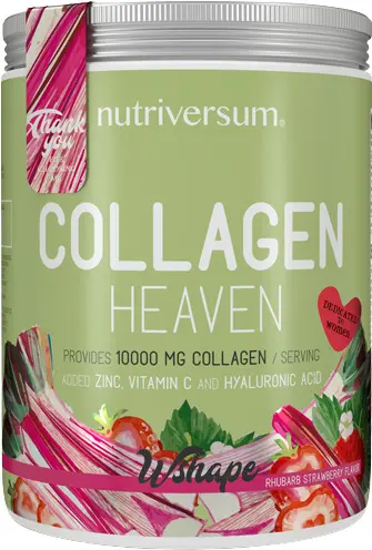 WShape Collagen Heaven, căpșună cu rubarbă, 300 g, Nutriversum