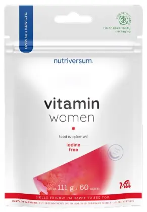 WShape Vitamin Women, 60 tablete, Nutriversum