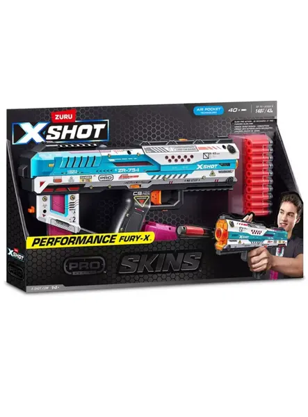 X-shot Skins Pro Series Fury-x Blaster (40 Darts) (36772)