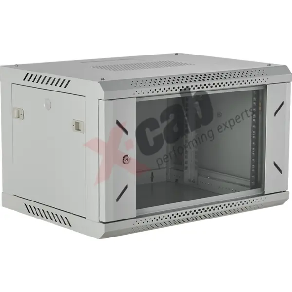 XCAB Cabinet rack XCAB, 19 inch, 6U, 600x450 mm, Gri RAL7035