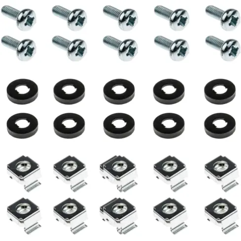 XCAB Set 10 Suruburi Xcab Piulita Incastrabila M6 Standard Rack