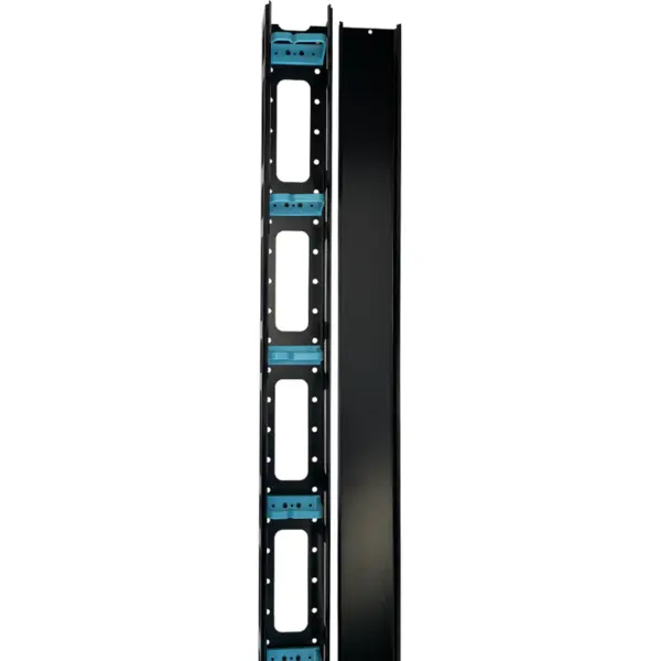 XCAB Set 2 Organizatoare Eco Xcab Verticale Cabluri Pentru Rack 32U Negru