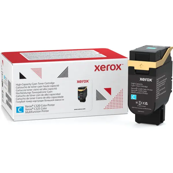 XEROX TONER XEROX 006R04832, Cyan, 5500 pagini, compatibil C320/C325