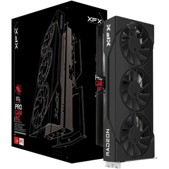 XFX Placa grafica gaming XFX Radeon RX 9060 XT , RX-96TS316B7, 16 GB, Negru