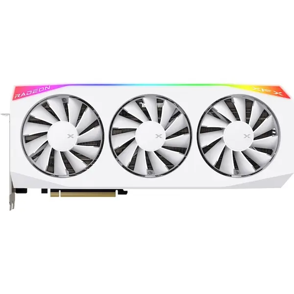 XFX Placa video XFX Mercury AMD Radeon RX 9070XT OC White Magnetic Air Edition, RGB, 16GB GDDR6, 256-bit, RX-97TMARGW9