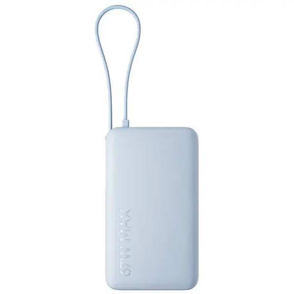 Xiaomi Acumulator extern Xiaomi Power Bank BHR08NZGL, 67W, 10000 mAh, 1x USB Type-C In/Out, Cablu integrat USB-C, USB-A, Albastru