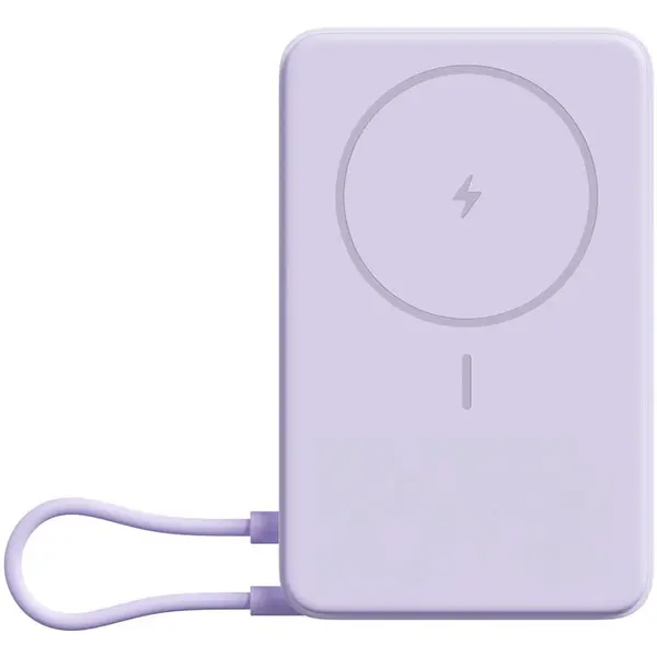 Xiaomi Baterie externa magnetica Xiaomi BHR08PAGL10000 mAh, cu suport incorporat, Violet