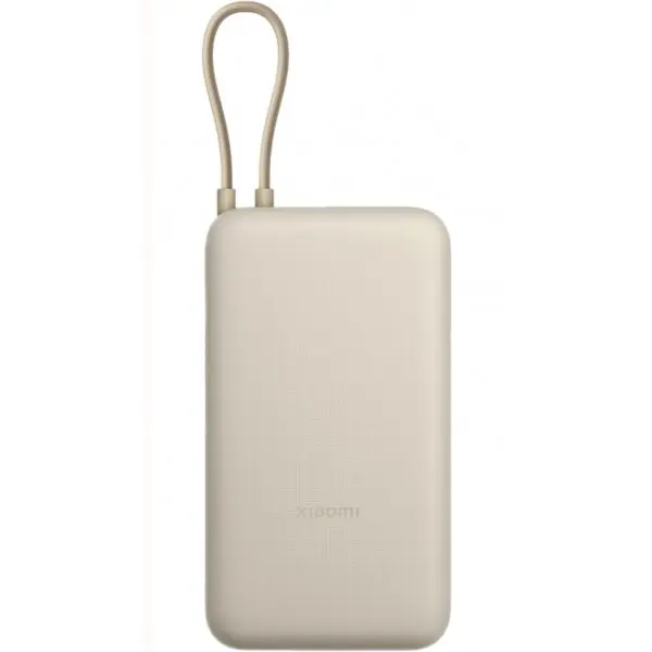 Xiaomi Baterie Externa Xiaomi, 20000mAh, 33W, QC + PD, 1 x USB-A - 2 x USB-C, Bej BHR8851GL