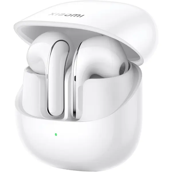 Xiaomi Casti In-Ear Xiaomi Buds 5, Wireless, Bluetooth, Hybrid ANC, Audio Lossless, White