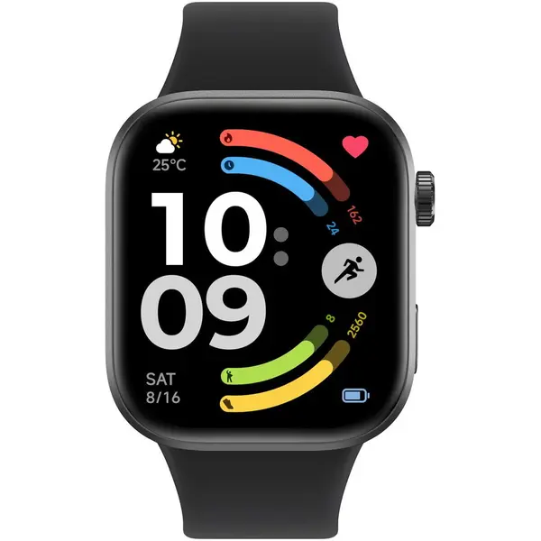 Xiaomi Ceas Smartwatch Redmi Watch 6, ecran AMOLED 2.07, GPS, Bluetooth 5.4, baterie 550 mAh, Autonomie 24 zile, Obsidian Negru